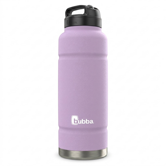 High-resolution hero shot of the 40oz lavender bubba Trailblazer, centered on a pure white background.